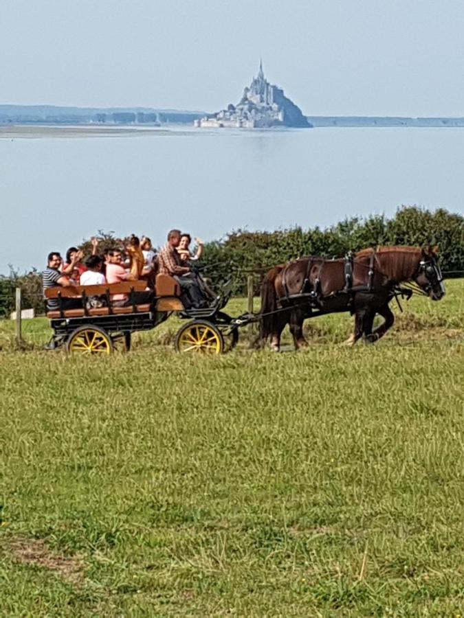 Chez Jollyjune, A Moins D'Une Heure Du Mont Saint Michel Champeaux Luaran gambar